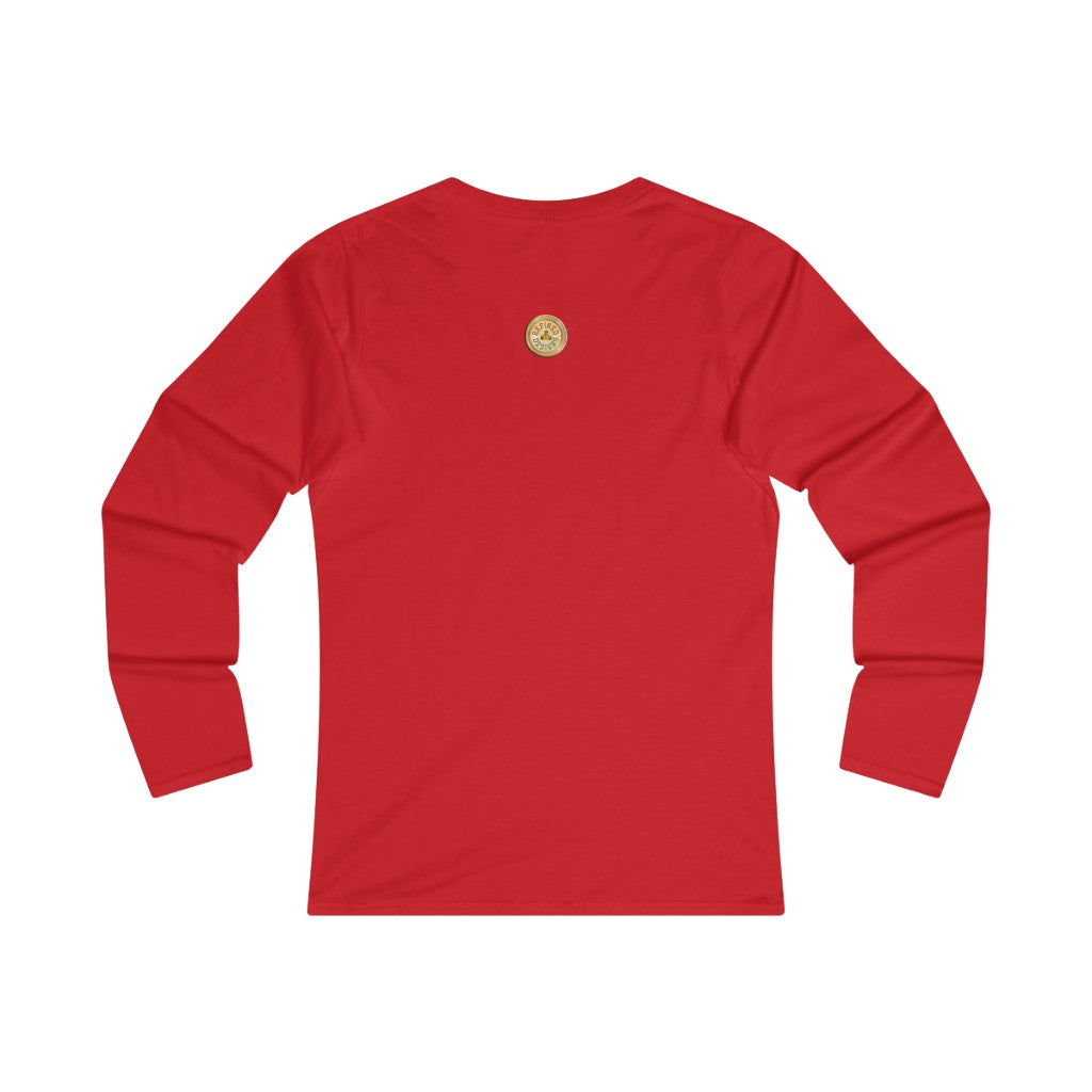 Anchored in Christ Women's Fitted Long Sleeve Tee