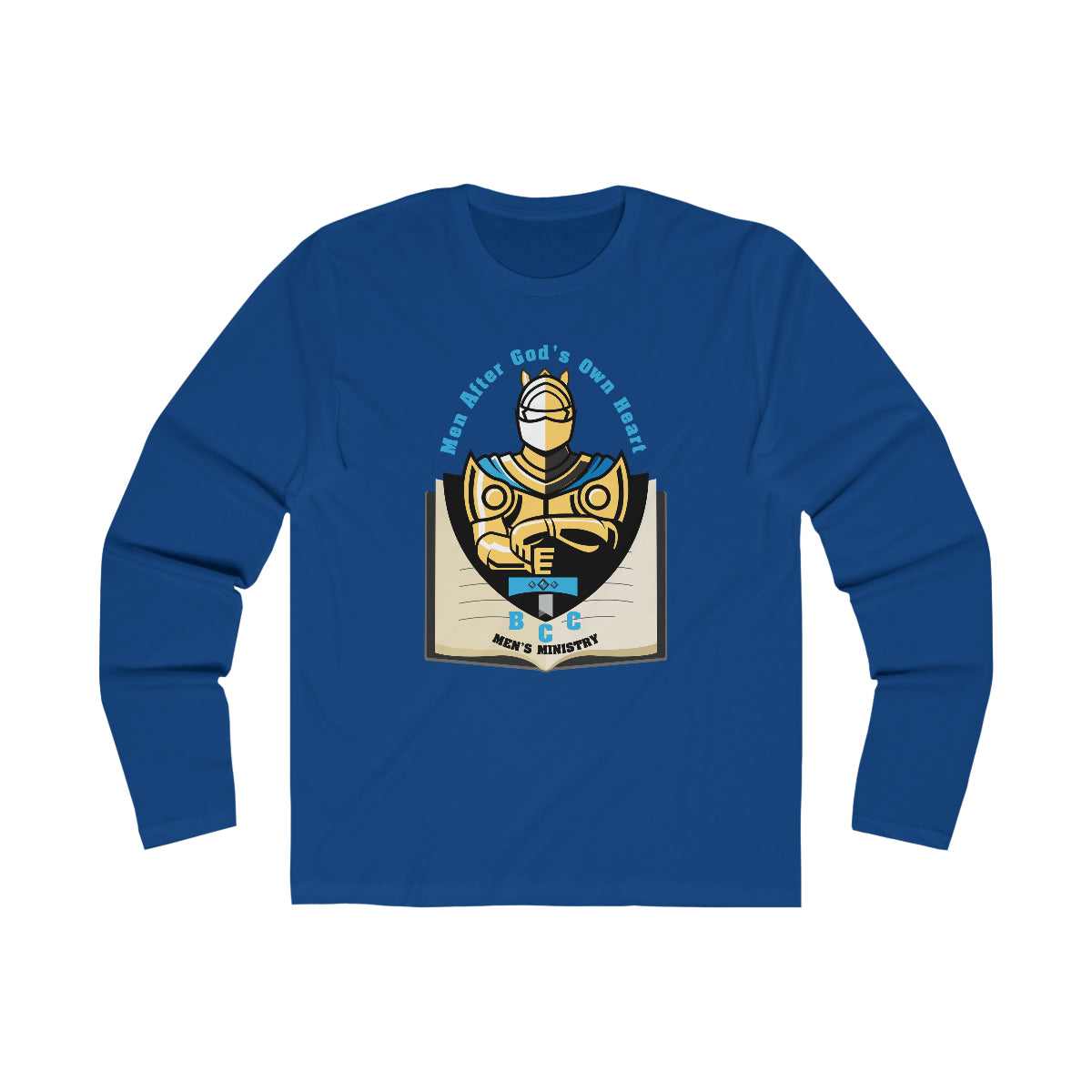 Men After God's Own Heart Men's Ministry Long Sleeve Crew Tee