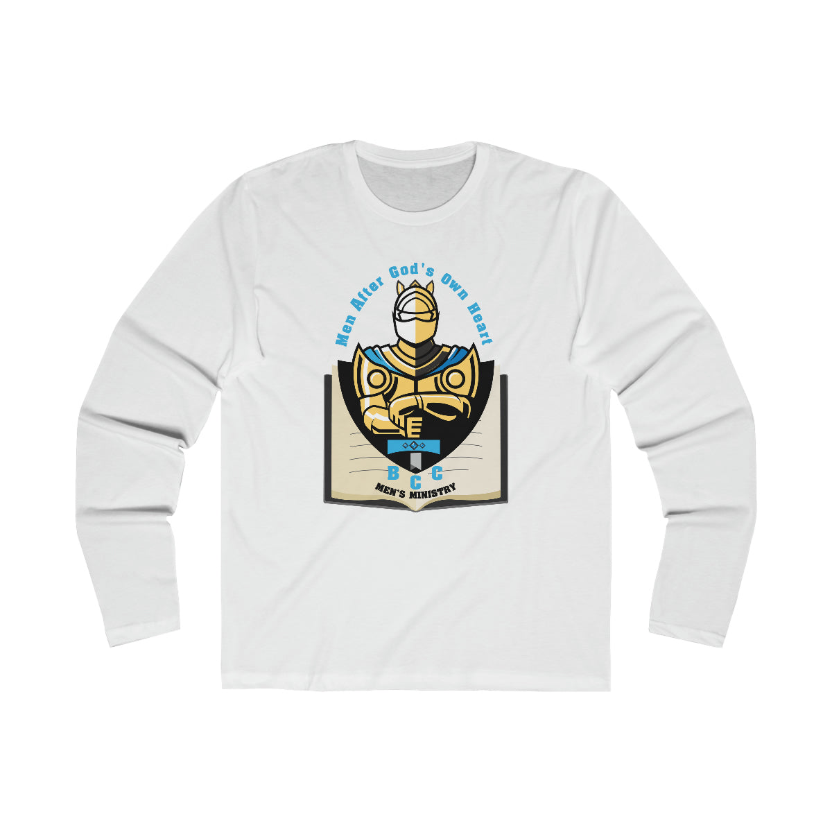 Men After God's Own Heart Men's Ministry Long Sleeve Crew Tee