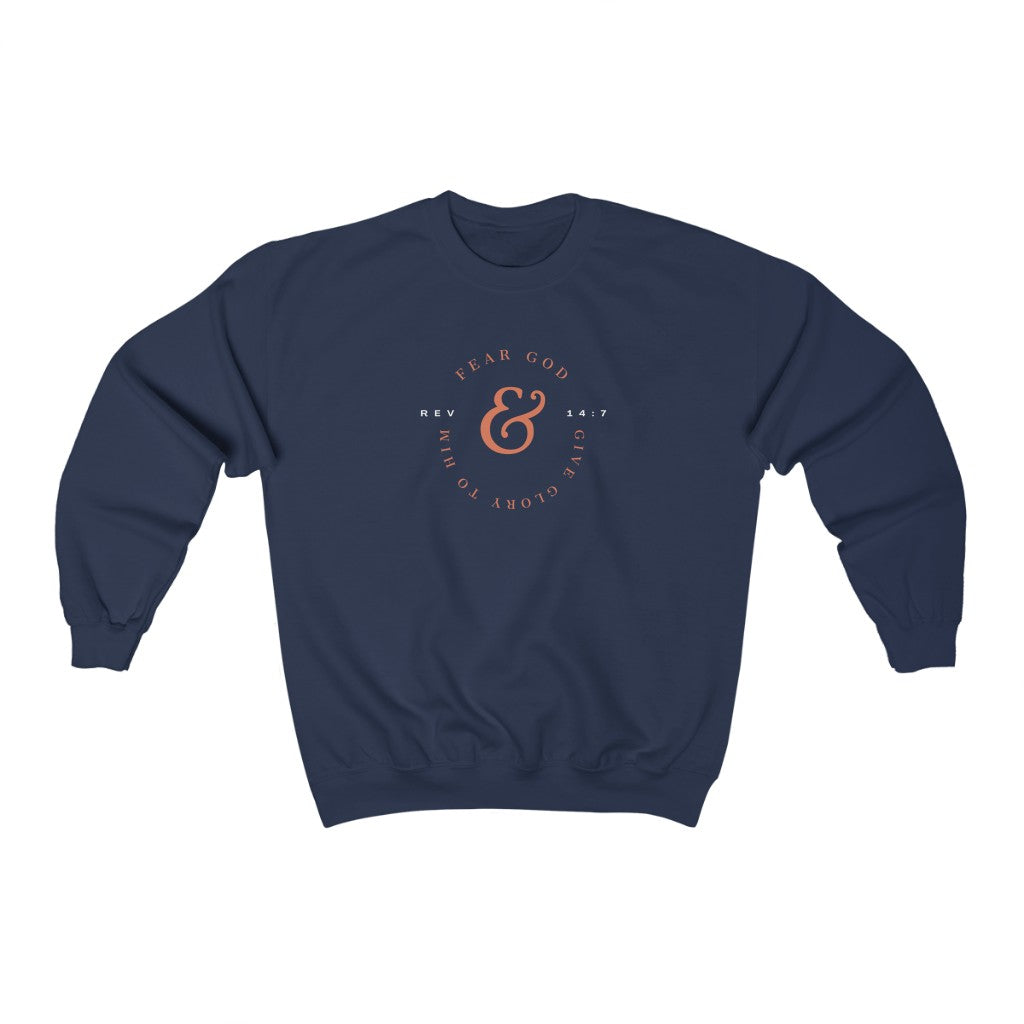 Fear God & Give Him Glory Unisex Heavy Blend™ Crewneck Sweatshirt