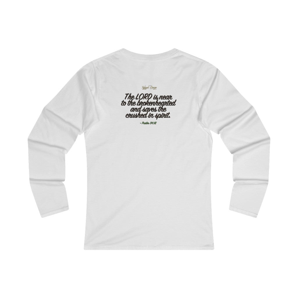 Unbroken Women's Fitted Long Sleeve Tee (The Most Beautiful Arrangement of Broken Collection)