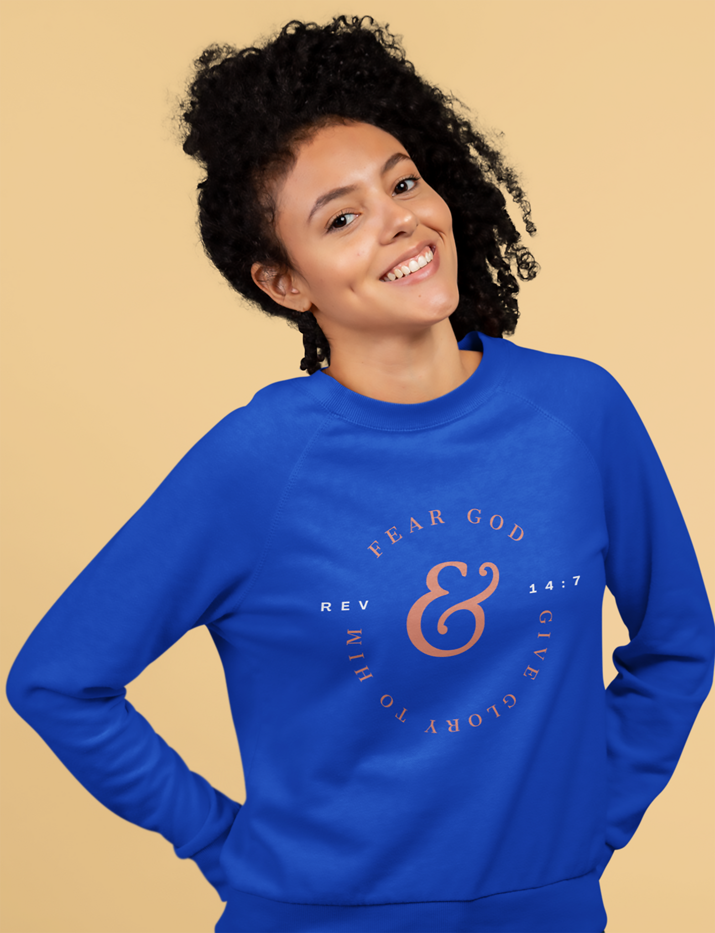 Fear God & Give Him Glory Unisex Heavy Blend™ Crewneck Sweatshirt