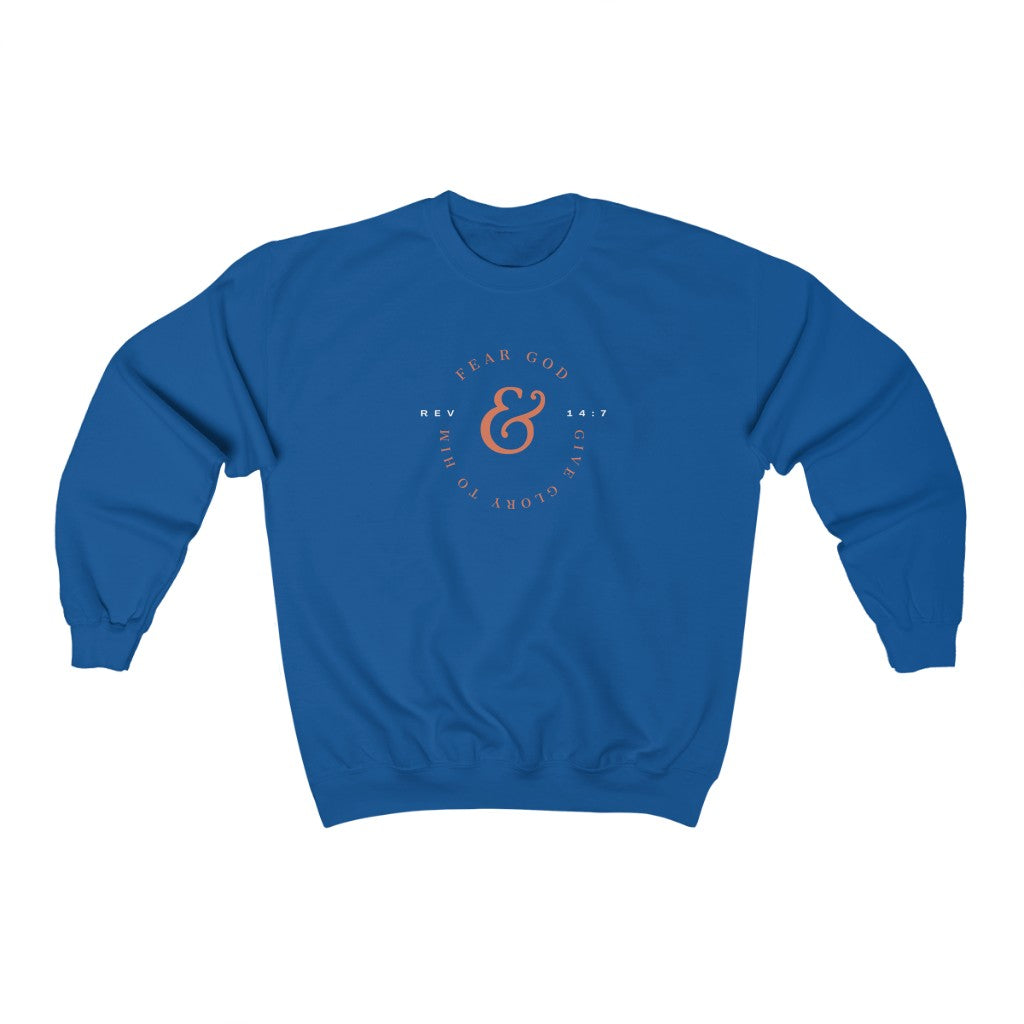 Fear God & Give Him Glory Unisex Heavy Blend™ Crewneck Sweatshirt